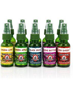 100% Concentrated Air Freshener Spray for Car & Home - 10 Pack, 5 Scents
